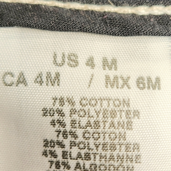 Dockers Navy Two Pocket Straight Leg Pants Size 4M - Picture 5 of 8